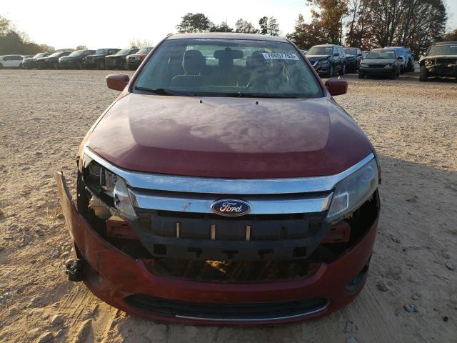 3FAHP0HG9AR139633 - 2010 FORD FUSION SE BURGUNDY photo 5