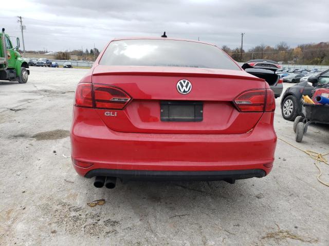 3VW4A7AJ2DM411429 - 2013 VOLKSWAGEN JETTA GLI RED photo 6