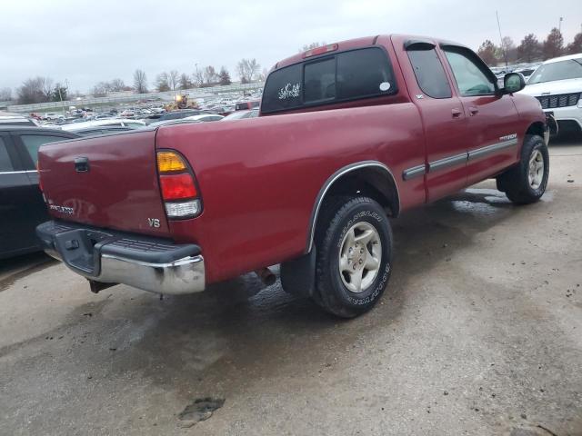 5TBRT3415YS033905 - 2000 TOYOTA TUNDRA ACCESS CAB მუქწითელი ფოტო 3
