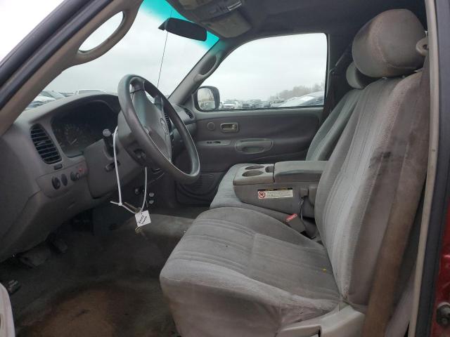 5TBRT3415YS033905 - 2000 TOYOTA TUNDRA ACCESS CAB მუქწითელი ფოტო 7