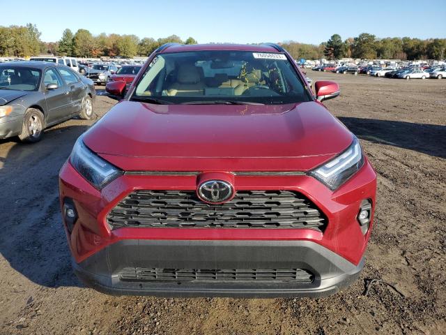 2T3A1RFV7NW299482 - 2022 TOYOTA RAV4 XLE PREMIUM RED photo 5