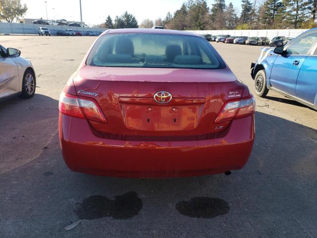 4T4BE46K49R119283 - 2009 TOYOTA CAMRY BASE RED photo 6