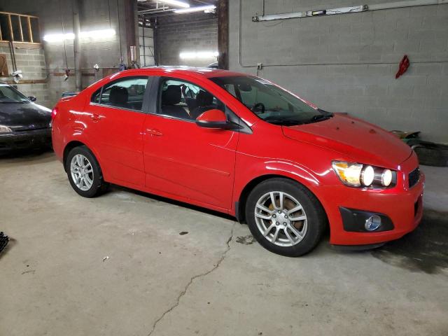 1G1JC5SG6E4120669 - 2014 CHEVROLET SONIC LT RED photo 4