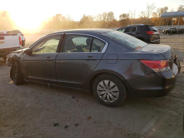 1HGCP26389A147004 - 2009 HONDA ACCORD LX GRAY photo 2