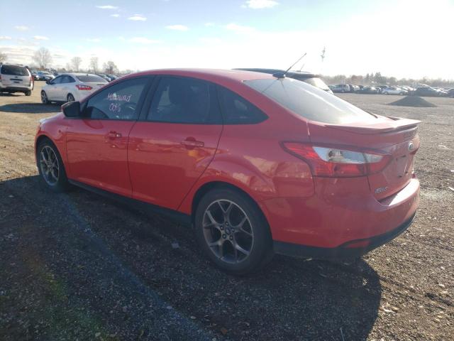 1FADP3F23DL165686 - 2013 FORD FOCUS SE RED photo 2