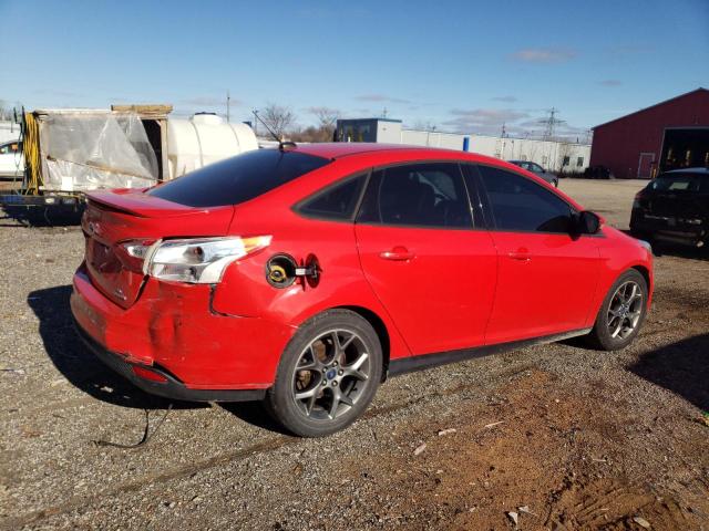 1FADP3F23DL165686 - 2013 FORD FOCUS SE RED photo 3