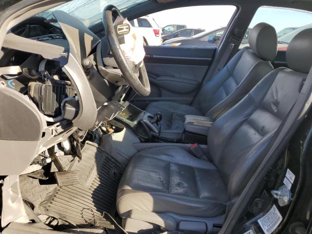 2HGFA16938H315175 - 2008 HONDA CIVIC EXL შავი ფოტო 7