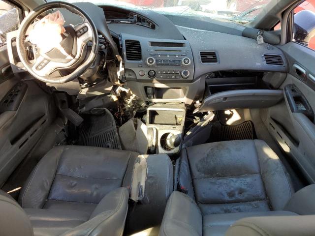 2HGFA16938H315175 - 2008 HONDA CIVIC EXL შავი ფოტო 8