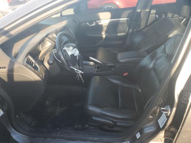 19XFB2F90DE221875 - 2013 HONDA CIVIC EXL ნაცრისფერი ფოტო 7