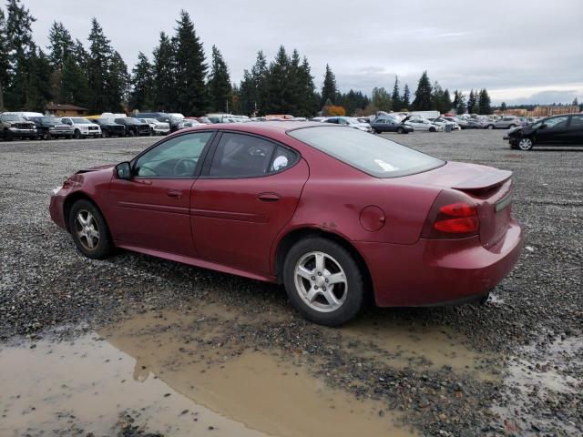 2G2WR524141338776 - 2004 PONTIAC GRAND PRIX GTP MAROON photo 2