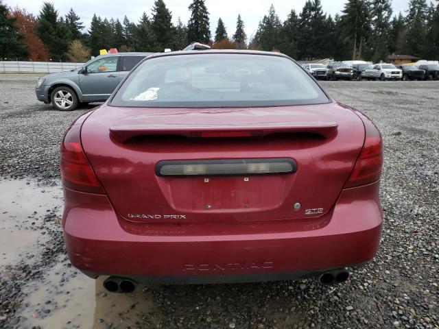 2G2WR524141338776 - 2004 PONTIAC GRAND PRIX GTP Tünd qırmızı foto 6