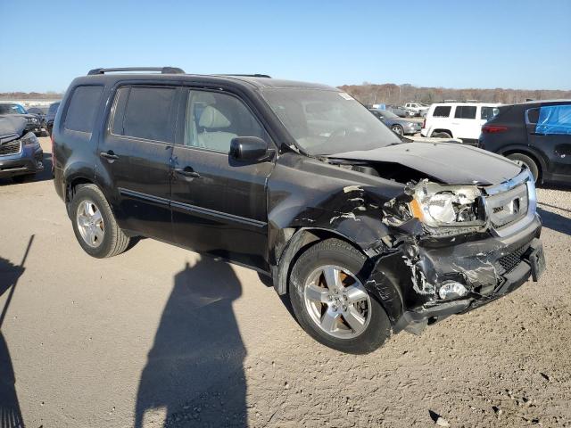 5FNYF4H52AB029348 - 2010 HONDA PILOT EXL BLACK photo 4