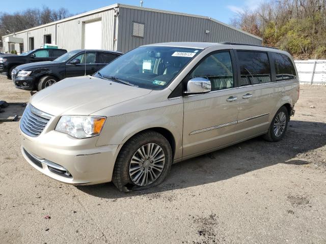 2C4RC1CG1DR805935 - 2013 CHRYSLER TOWN & COU TOURING L TAN photo 1