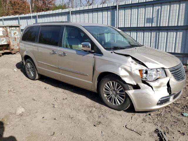 2C4RC1CG1DR805935 - 2013 CHRYSLER TOWN & COU TOURING L TAN photo 4