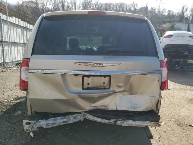 2C4RC1CG1DR805935 - 2013 CHRYSLER TOWN & COU TOURING L TAN photo 6