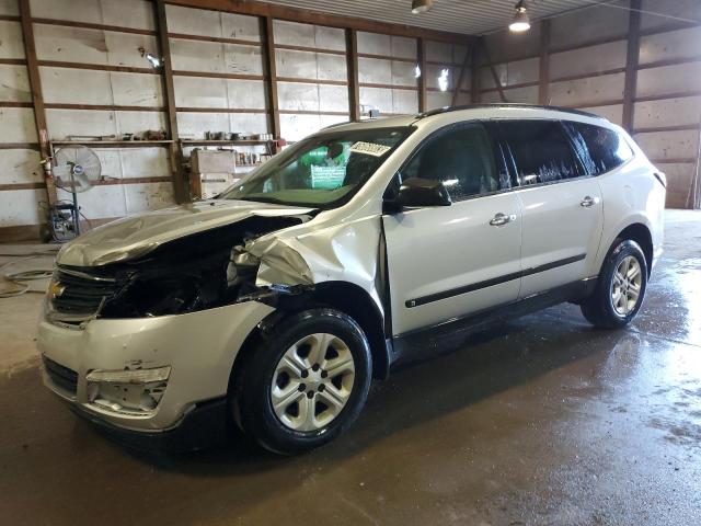 1GNKRFED6FJ242878 - 2015 CHEVROLET TRAVERSE LS SILVER photo 1