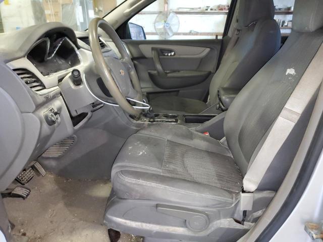 1GNKRFED6FJ242878 - 2015 CHEVROLET TRAVERSE LS SILVER photo 7