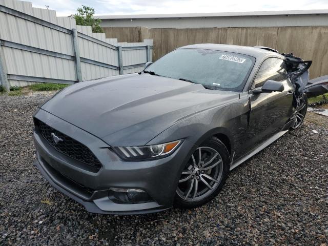 1FA6P8THXG5294645 - 2016 FORD MUSTANG GRAY photo 1