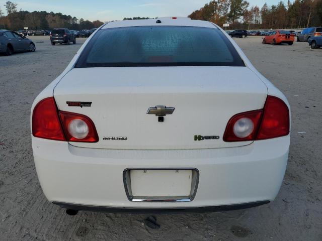 1G1ZF57558F268340 - 2008 CHEVROLET MALIBU HYBRID WHITE photo 6