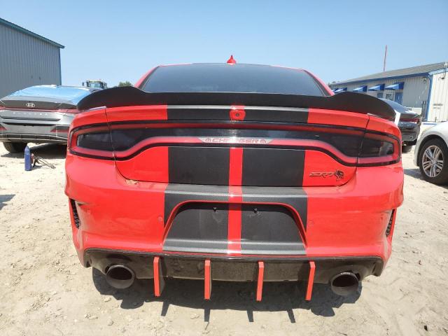 2C3CDXL92MH615028 - 2021 DODGE CHARGER SRT HELLCAT RED photo 6