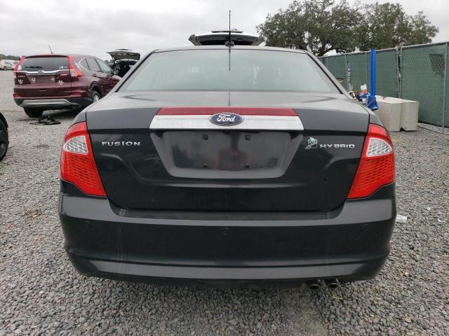 3FADP0L3XAR275871 - 2010 FORD FUSION HYBRID BLACK photo 6