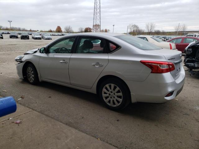 3N1AB7AP7KY378010 - 2019 NISSAN SENTRA S SILVER photo 2