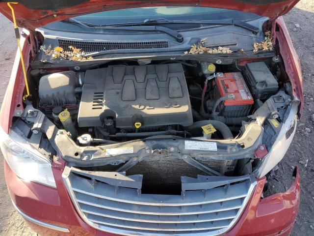 2A8HR64X58R133544 - 2008 CHRYSLER TOWN & COU LIMITED RED photo 11