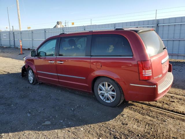 2A8HR64X58R133544 - 2008 CHRYSLER TOWN & COU LIMITED RED photo 2