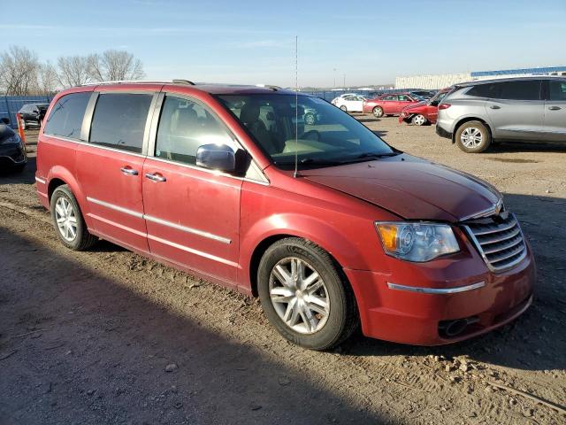 2A8HR64X58R133544 - 2008 CHRYSLER TOWN & COU LIMITED RED photo 4