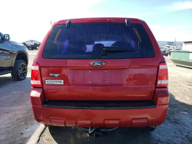 1FMCU02779KC68987 - 2009 FORD ESCAPE XLS RED photo 6