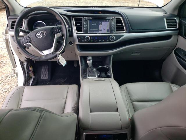 5TDJKRFHXFS133144 - 2015 TOYOTA HIGHLANDER XLE WHITE photo 8