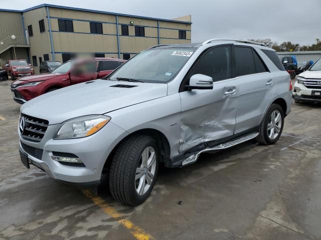 4JGDA5HB8CA008455 - 2012 MERCEDES-BENZ ML 350 4MATIC SILVER photo 1