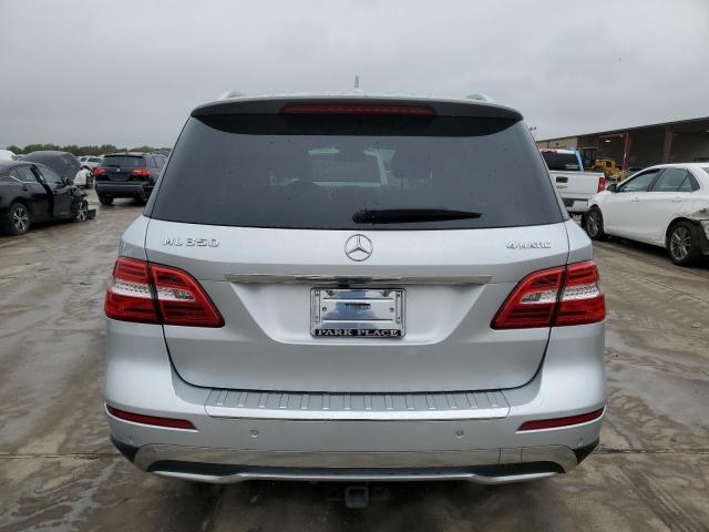 4JGDA5HB8CA008455 - 2012 MERCEDES-BENZ ML 350 4MATIC SILVER photo 6