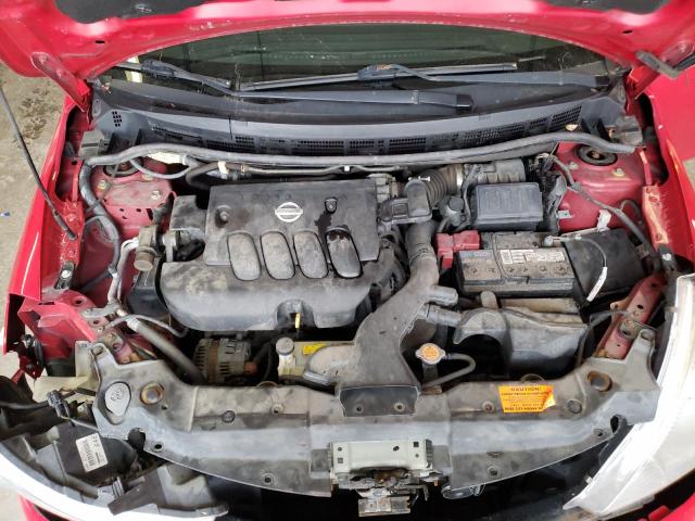 3N1BC13E29L499951 - 2009 NISSAN VERSA S RED photo 11