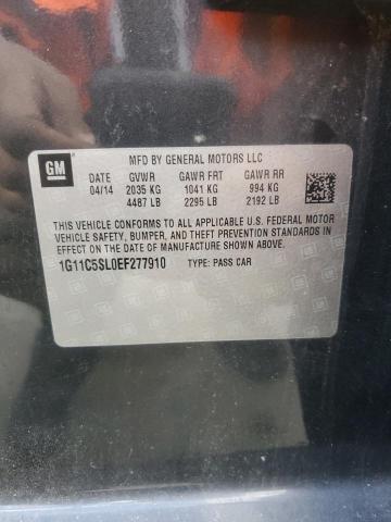 1G11C5SL0EF277910 - 2014 CHEVROLET MALIBU 1LT Сұр фото 13