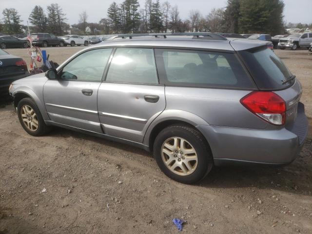 4S4BP60C587332757 - 2008 SUBARU OUTBACK GRAY photo 2