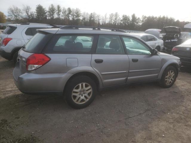 4S4BP60C587332757 - 2008 SUBARU OUTBACK GRAY photo 3