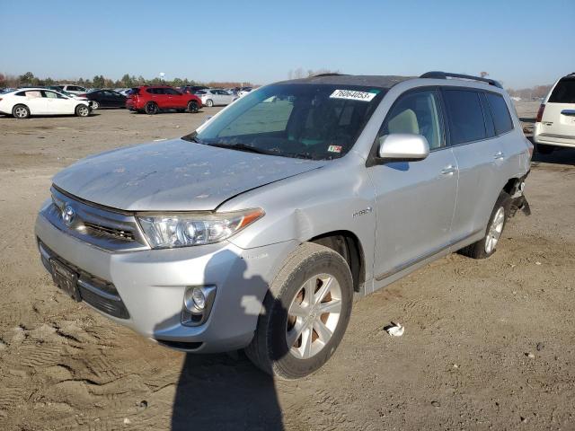 JTEBC3EH6D2016578 - 2013 TOYOTA HIGHLANDER HYBRID SILVER photo 1