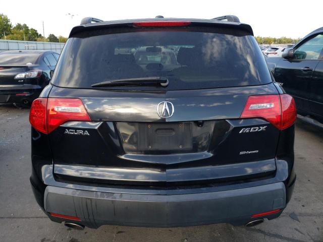 2HNYD283X8H507815 - 2008 ACURA MDX TECHNOLOGY BLACK photo 6