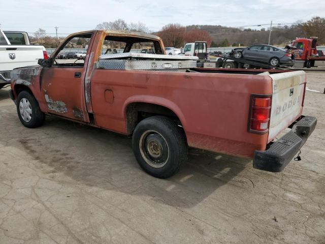 1B7FL26G0NS637127 - 1992 DODGE DAKOTA RED photo 2