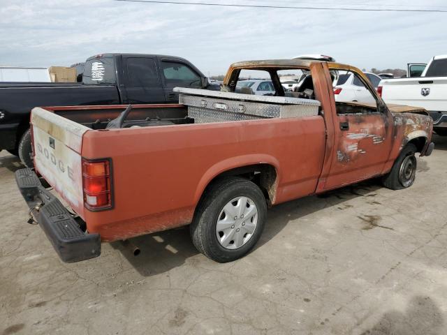 1B7FL26G0NS637127 - 1992 DODGE DAKOTA RED photo 3