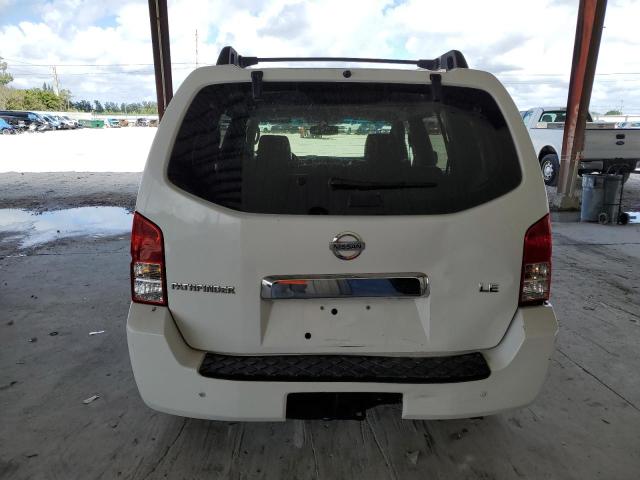 5N1AR18W35C724243 - 2005 NISSAN PATHFINDER LE WHITE photo 6