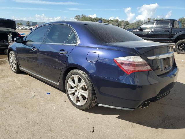 JH4KB2F66AC000450 - 2010 ACURA RL BLUE photo 2