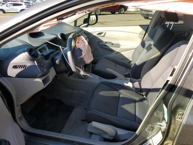 JHMZE2H5XAS002878 - 2010 HONDA INSIGHT LX GRAY photo 7