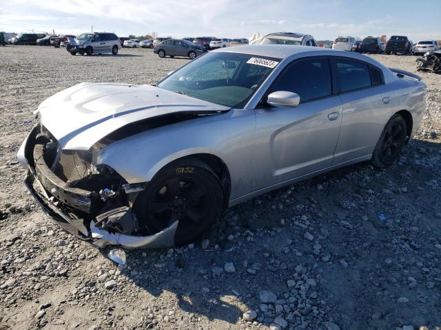 2C3CDXBG1CH119443 - 2012 DODGE CHARGER SE SILVER photo 1