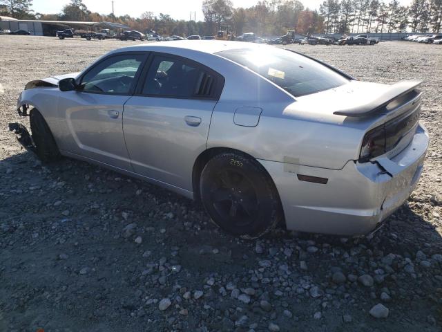 2C3CDXBG1CH119443 - 2012 DODGE CHARGER SE SILVER photo 2