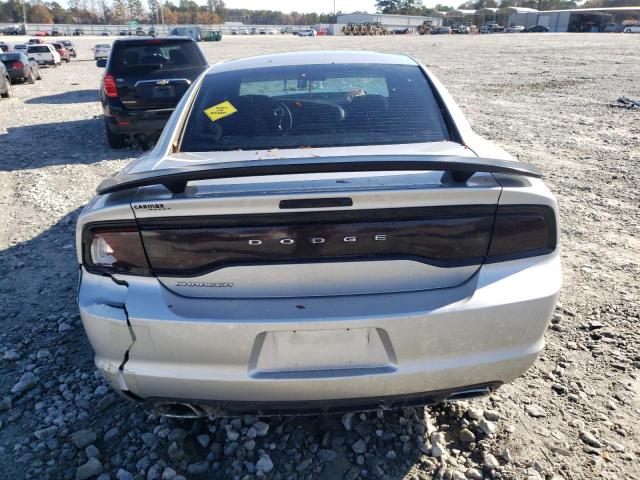 2C3CDXBG1CH119443 - 2012 DODGE CHARGER SE SILVER photo 6