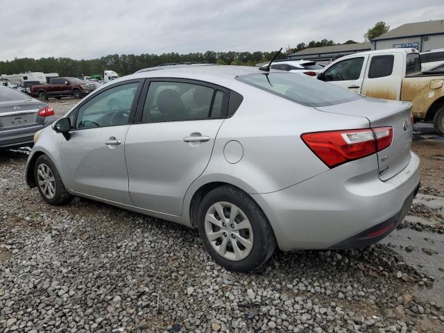 KNADM4A32D6157874 - 2013 KIA RIO LX SILVER photo 2