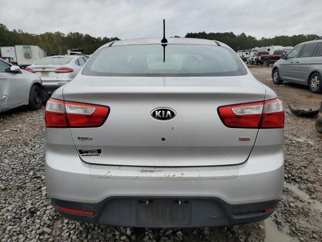 KNADM4A32D6157874 - 2013 KIA RIO LX SILVER photo 6