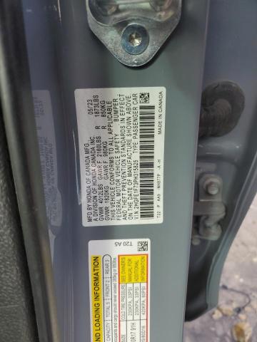 2HGFE1F73PH315825 - 2023 HONDA CIVIC EX BLUE photo 12